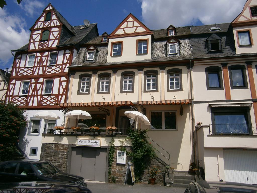 Leutesdorf 莱茵河畔咖啡馆旅馆酒店 外观 照片